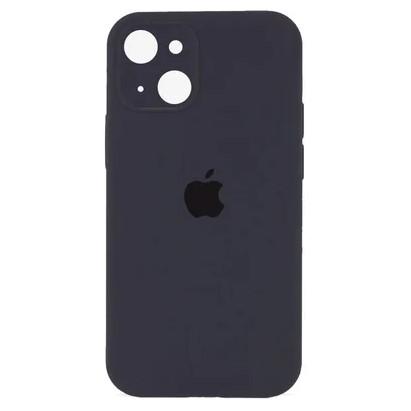 Silicone Case Full Camera Protective (AA) для iPhone 14 (Dark grey)
