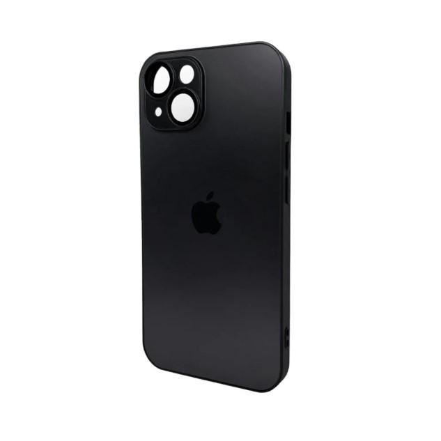 Чохол AG Glass Matt Frame Color Logo для  iPhone 15 Pro Graphite