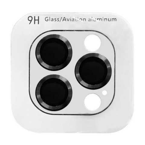 Захисне скло Metal Classic на камеру (в упак.) для iPhone 15 (6.1") / 15 Plus (6.7") (Titanium grey)