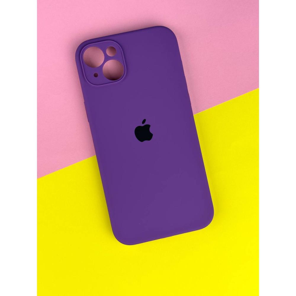 Silicone Case Full Camera Protective (AA) для iPhone 15 (Ultra violet)