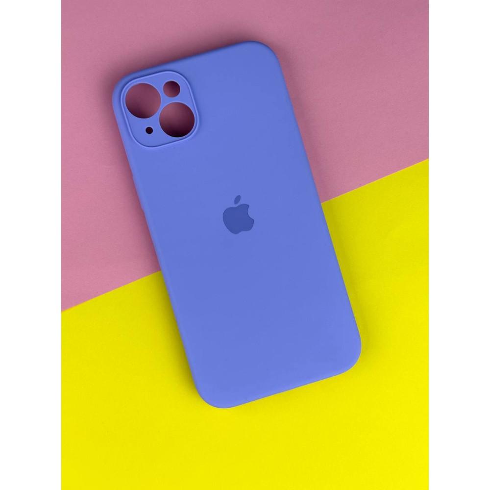 Silicone Case Full Camera Protective (AA) для iPhone 15 (Lilac cream)