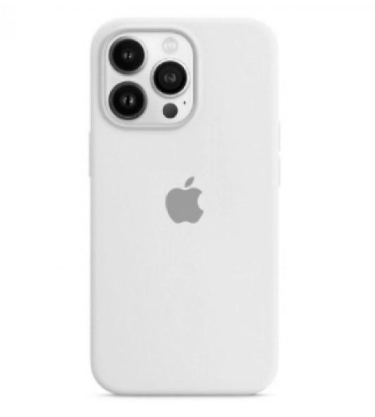 Silicone Case Full Protective (AA) для iPhone 15 Pro Max (White)