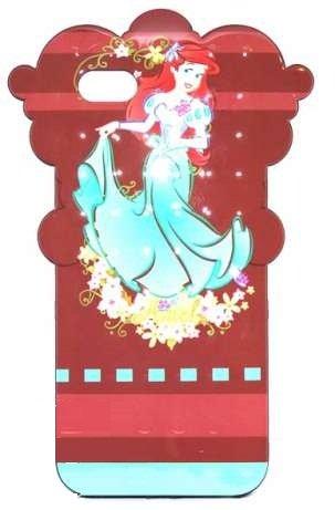 Накладка для  iPhone 4 Disney Mermaid Red