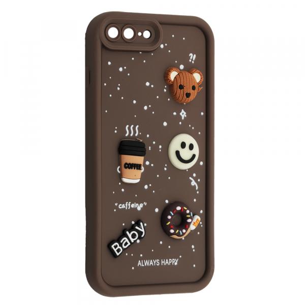 Чохол Pretty Toys для IPhone 7 Plus / 8 Plus (Brown/baby donut)