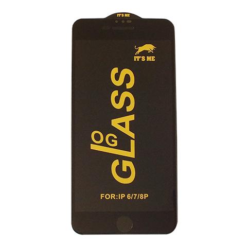 Захисне скло OG Glass для iPhone 6+ / 7+ / 8+ (Чорний)