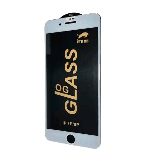 Захисне скло OG Glass для iPhone 6+ / 7+ / 8+ (Білий)