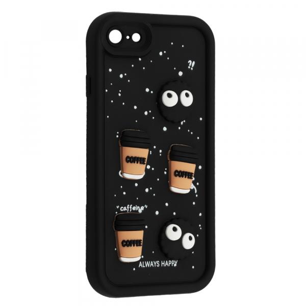 Чохол Pretty Toys для IPhone 7 / 8 /SE 2020 (Black/Always Happy)