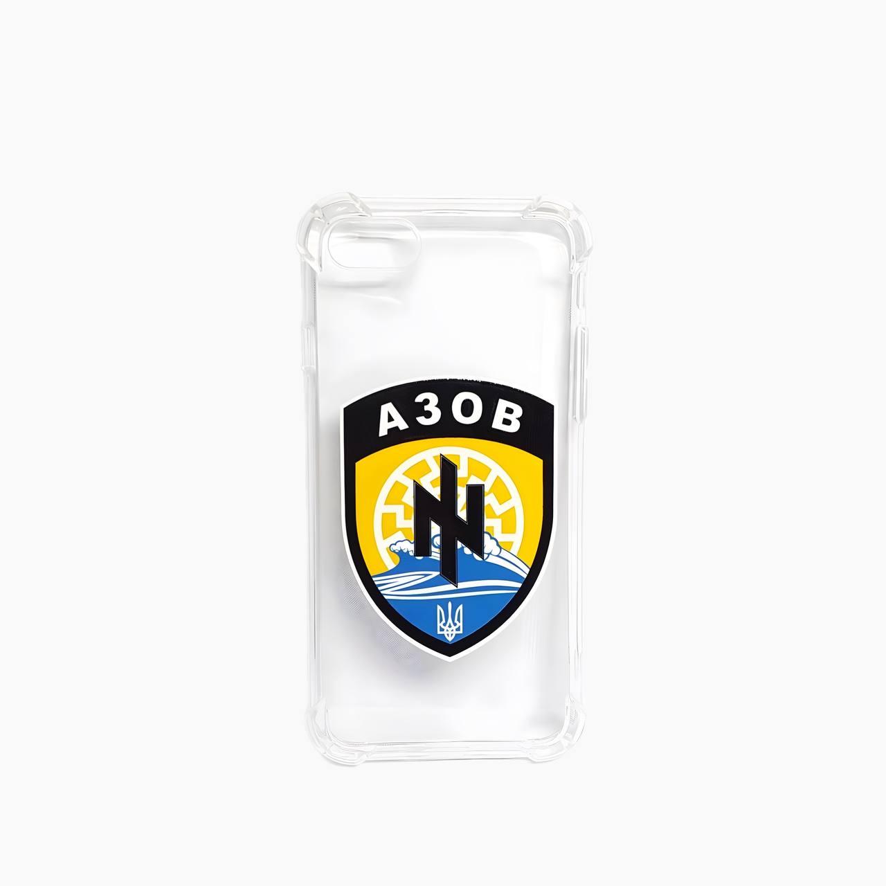 Накладка  WAVE Patriot Clear Case для Iphone 7/8/SE 2020 (Azov)