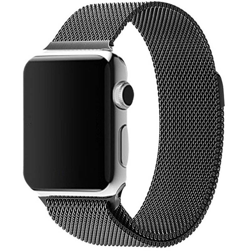 Ремінець Milanese Loop Apple Watch 42/44/45/49 mm (Space grey)
