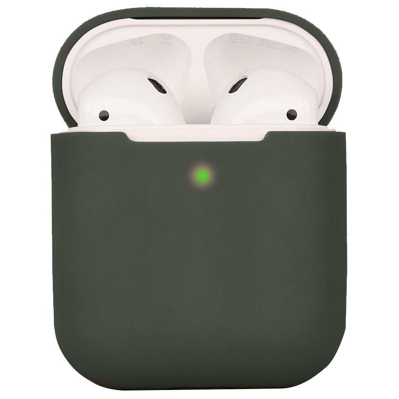 Силіконовий футляр для AirPods 1/2 (Olive)