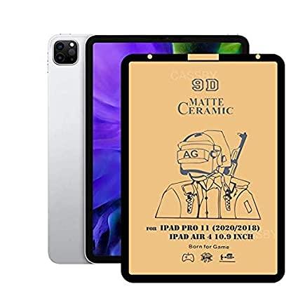 Гнучке скло Ceramic MATT для  iPad 10 10.9 2022 / iPad 11" A16 2025 (A3354 / A3355 / A3356) матове з чорною рамкою (м`яка упаковка)