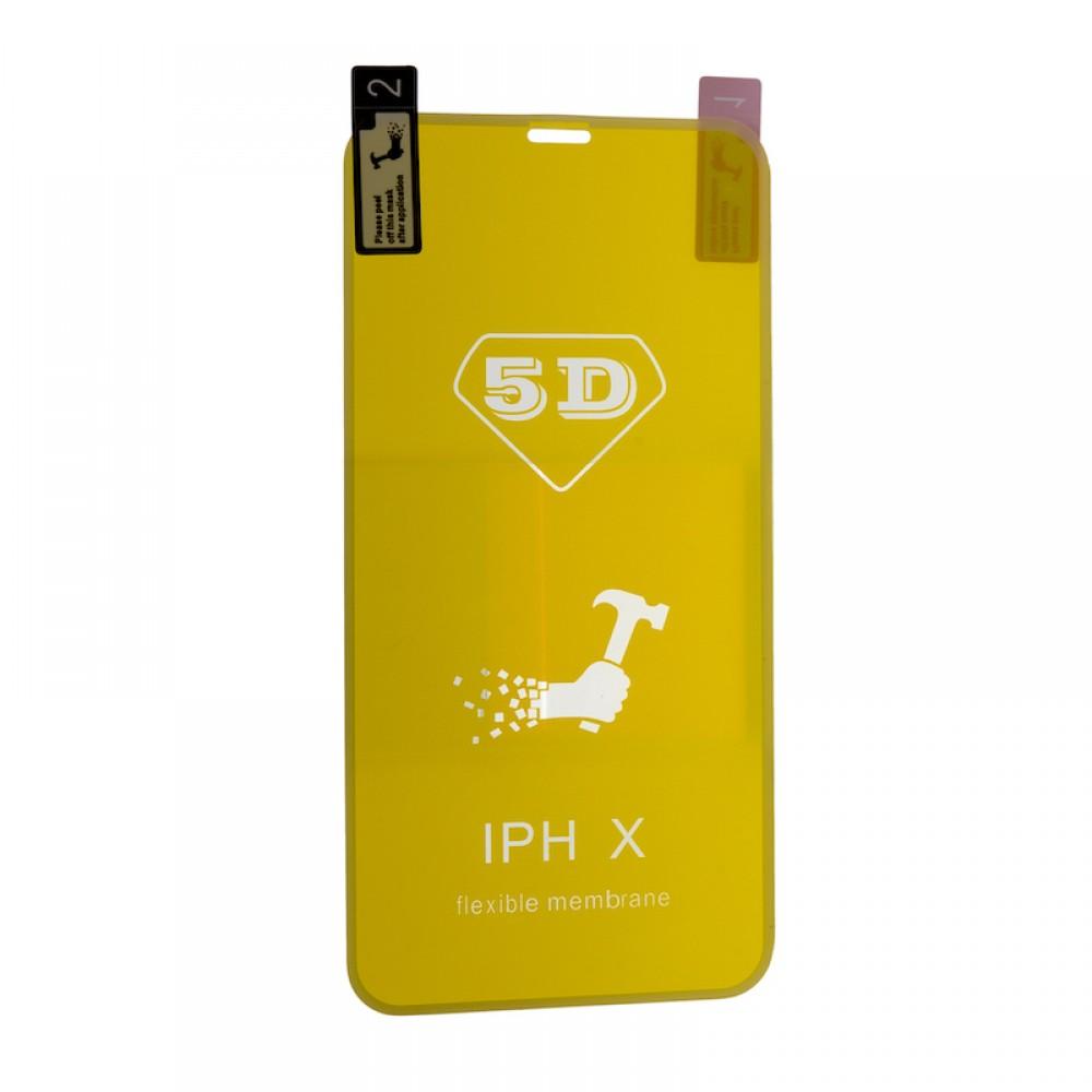 Захисна плівка 5D для Apple iPhone X/Xs біла