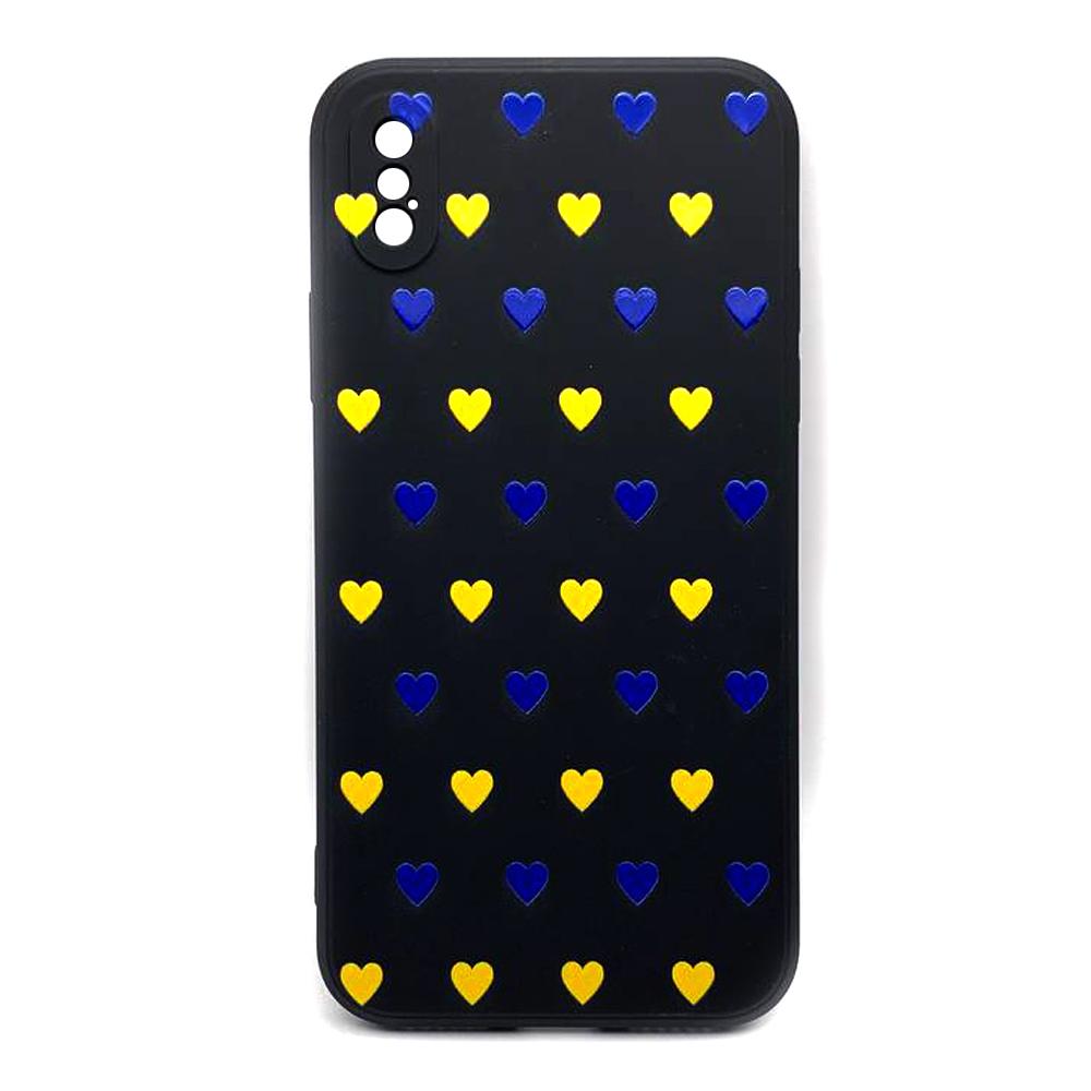 Накладка  WAVE Patriot Case для Iphone X/Xs (ua hearts)
