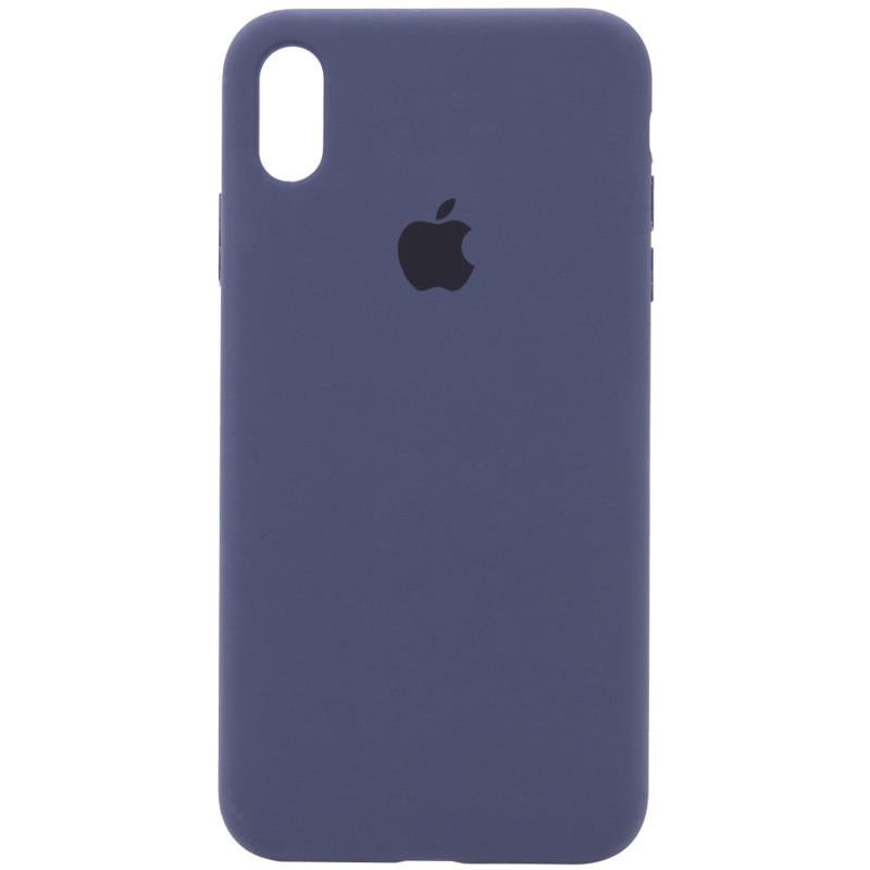 Silicone Case Full Protective (AA) для iPhone XR (Midnight Blue)