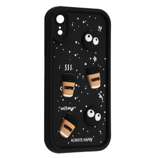 Чохол Pretty Toys для IPhone Xr (Black/Always Happy)