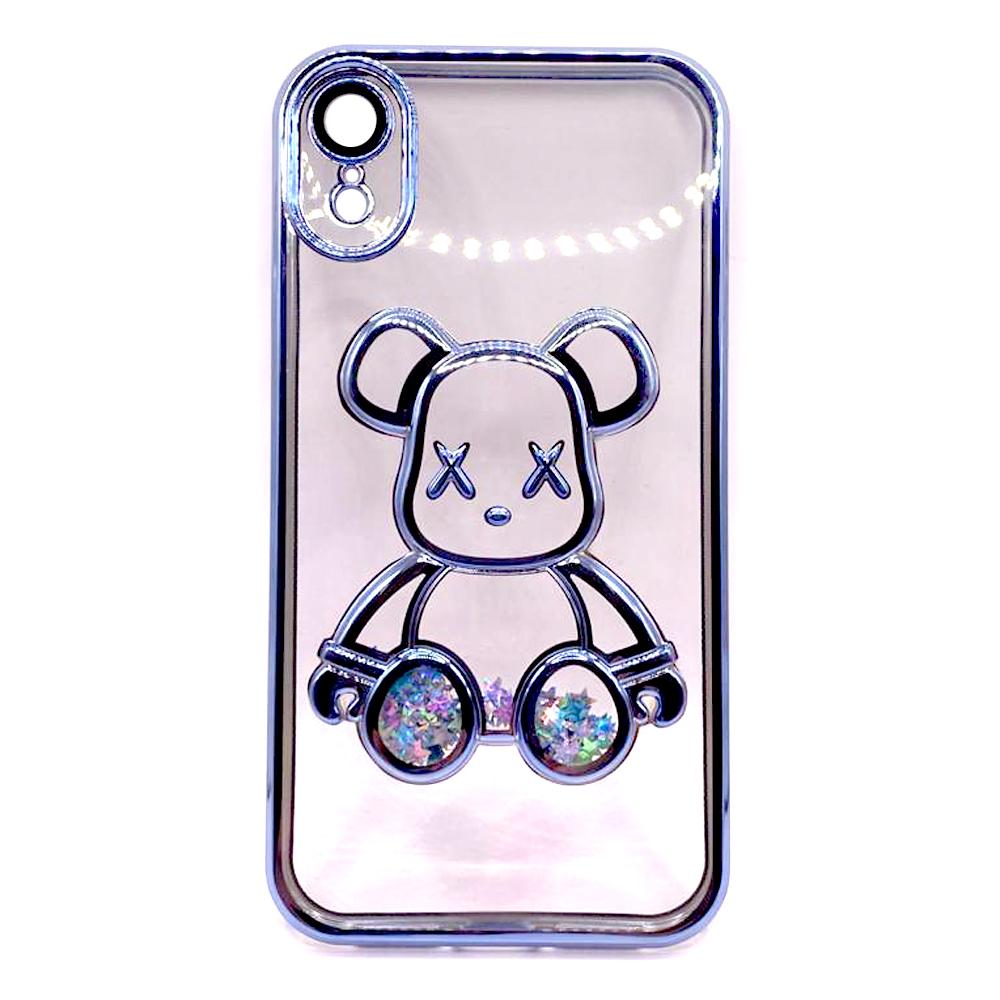 Накладка Cute Shining Bear для IPhone Xr Блакитна