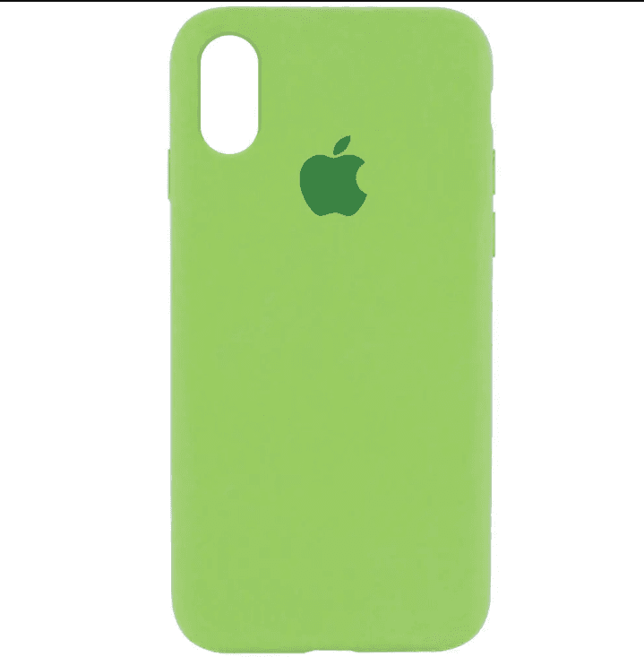 Silicone Case Full Protective (AA) для iPhone XR (Mint)