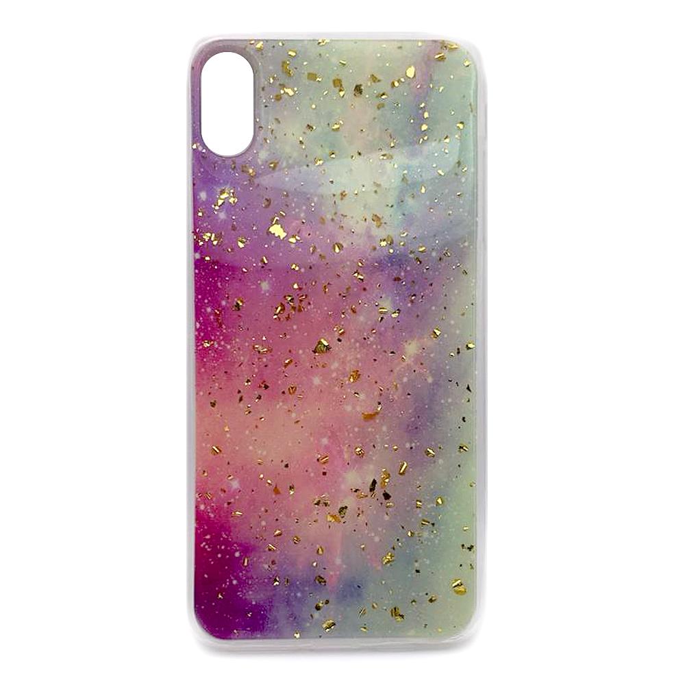 Накладка Confetti mramor на iPhone Xs Max  кольорова