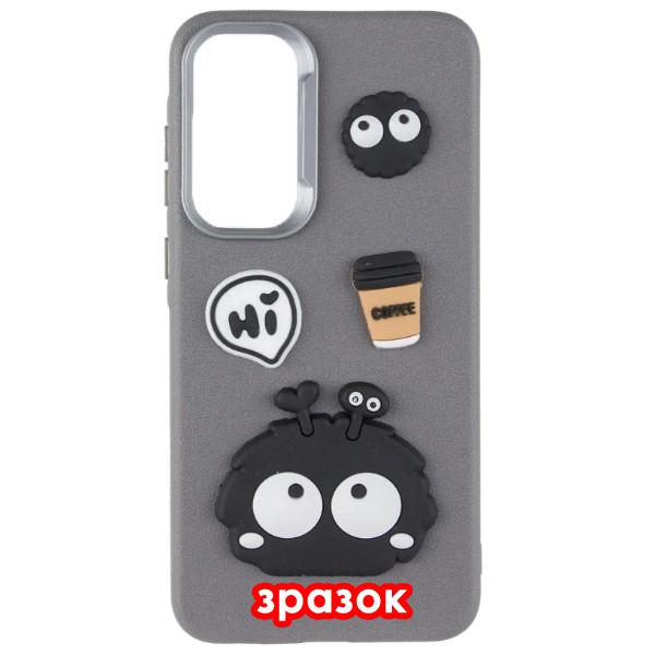 Чохол Leather Toys для Xiaomi Redmi 13C / Poco C65 (Monster eyes / Grey)