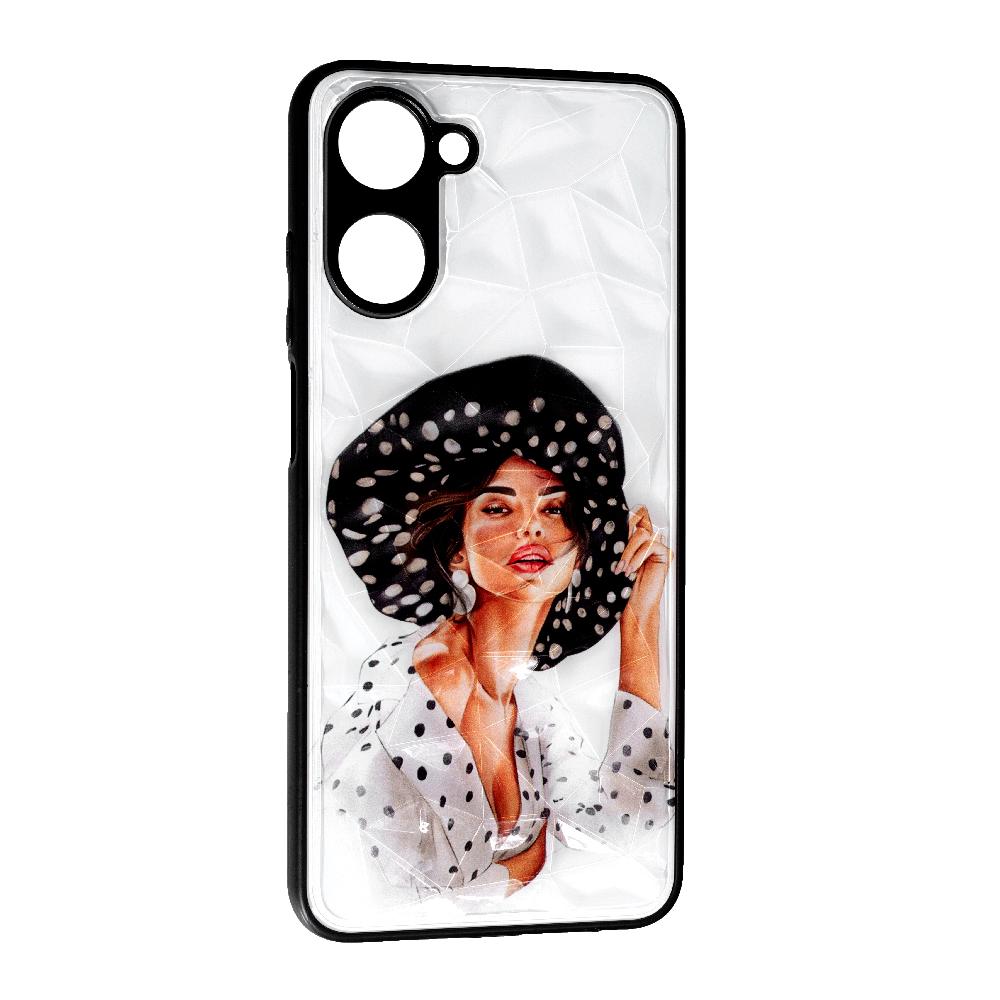 Накладка Ladies Camera для Realme 10  Girl in a hat