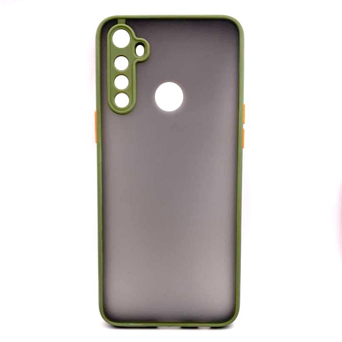 Накладка Totu Gingle Camera для Realme 5/6i/C3 Olive/orange
