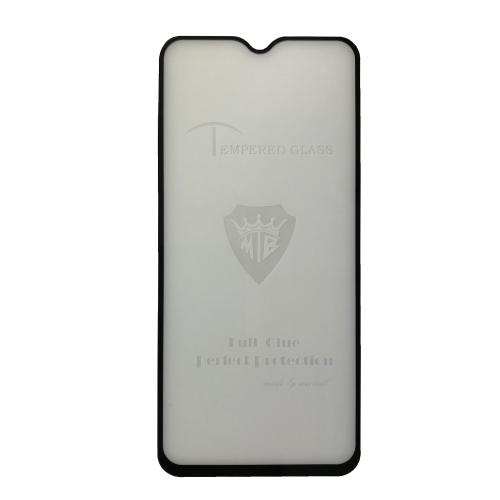 Захисне скло Full Glue для Realme 5 Pro/3 Pro/One Plus 6T/7 з чорною рамкою