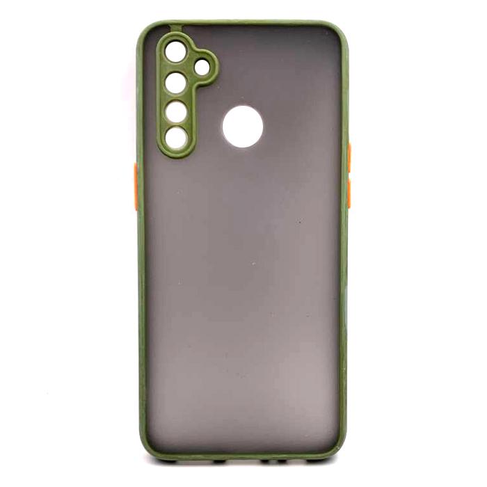 Накладка Totu Gingle Camera для Realme 5 Pro Green/orange