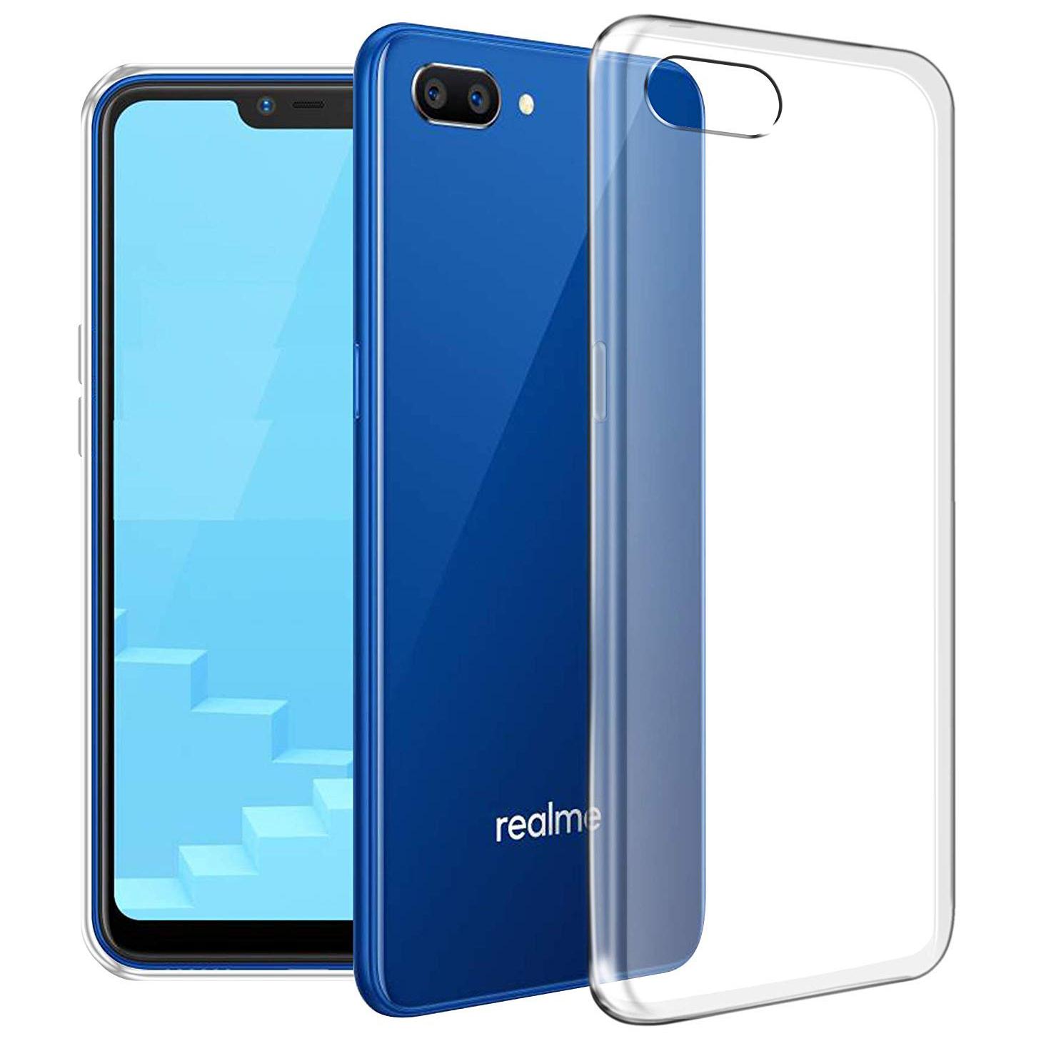 Накладка Premium для Realme C2 прозорий силікон