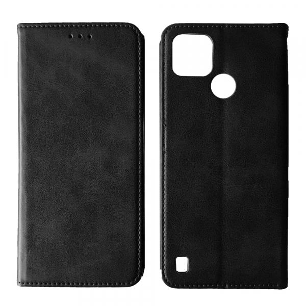 Книжка Black TPU Magnet для Realme C21Y/C25Y чорна