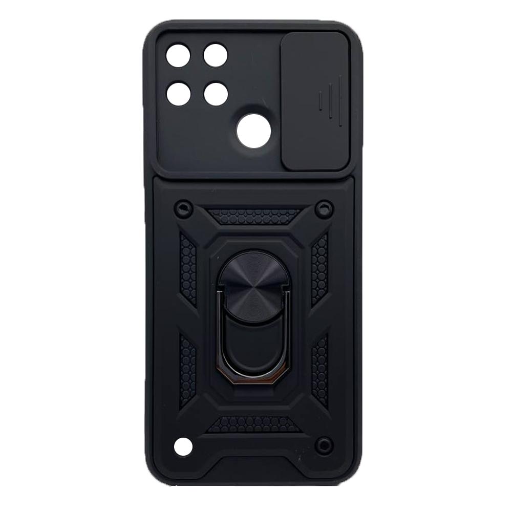 Чохол Camshield з кільцем і захистом камери для Realme C21Y/C25Y Чорний