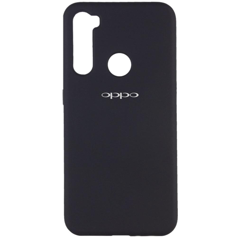Silicone Cover Full Protective (A) для OPPO Realme C3/5/6i (Black)