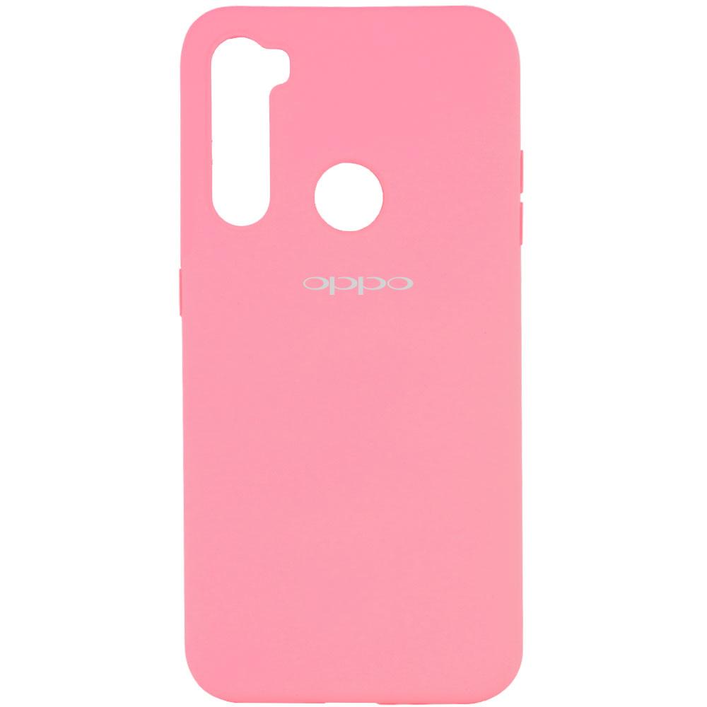 Silicone Cover Full Protective (A) для OPPO Realme C3/5/6i (Pink)