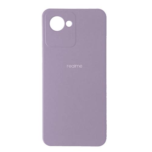 Silicone Case Full Protective для Realme C30/C30s (Lilac)