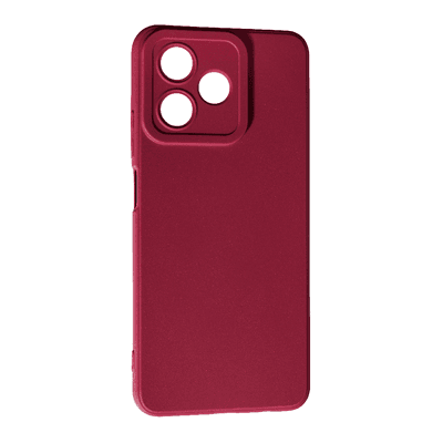 Накладка Silicone case SMTT для Realme C53/C51 4G/Narzo N53 4G/Note 50  (Bordo)