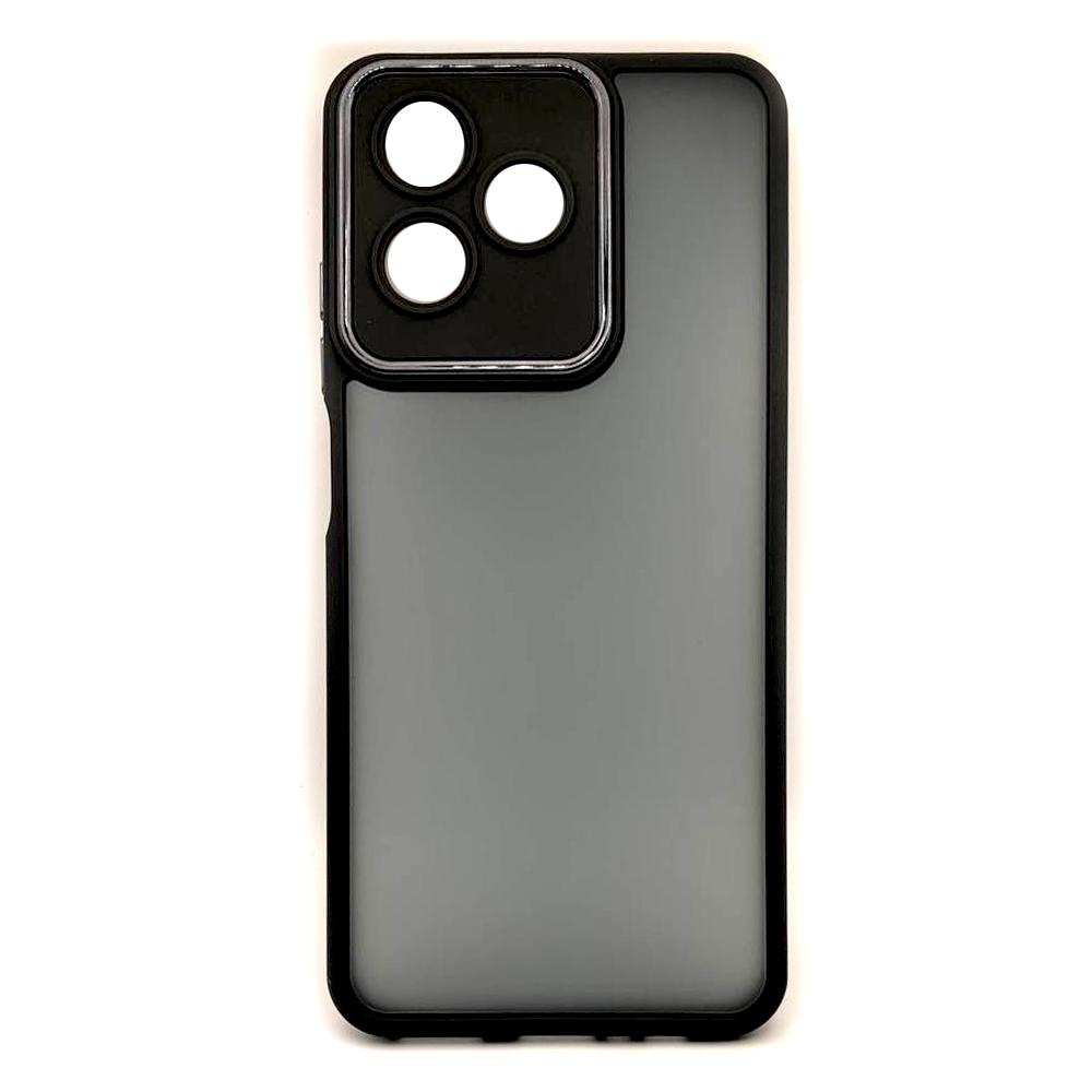 Накладка Luxury Metal Lens для Realme C53/C51 4G/Narzo N53 4G/Note 50 чорна