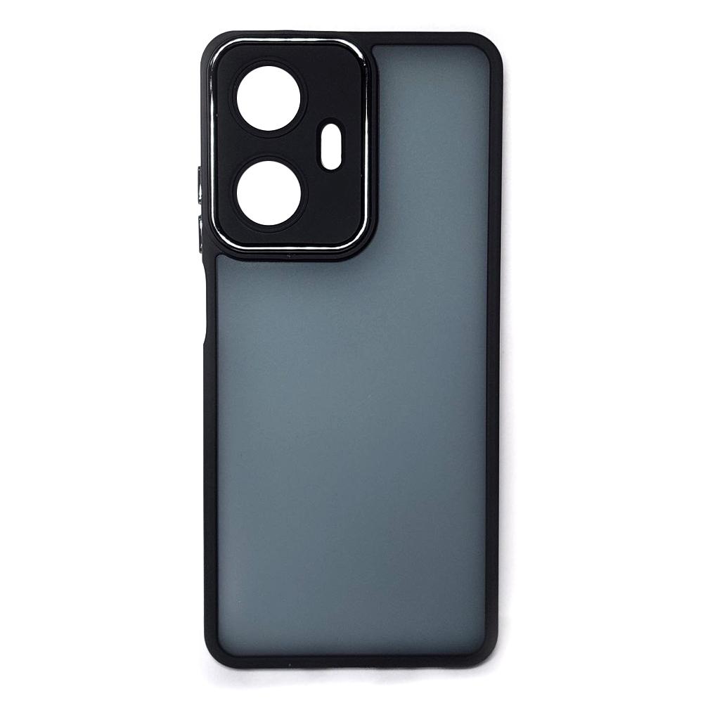 Накладка Luxury Metal Lens для REALME C55 (Чорний)