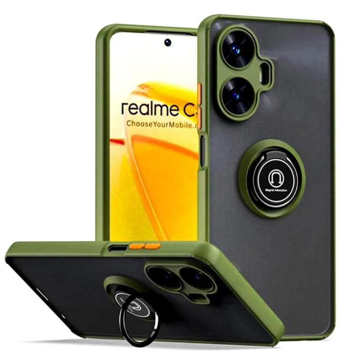 Накладка Totu Gingle Ring для REALME C55 оливковий