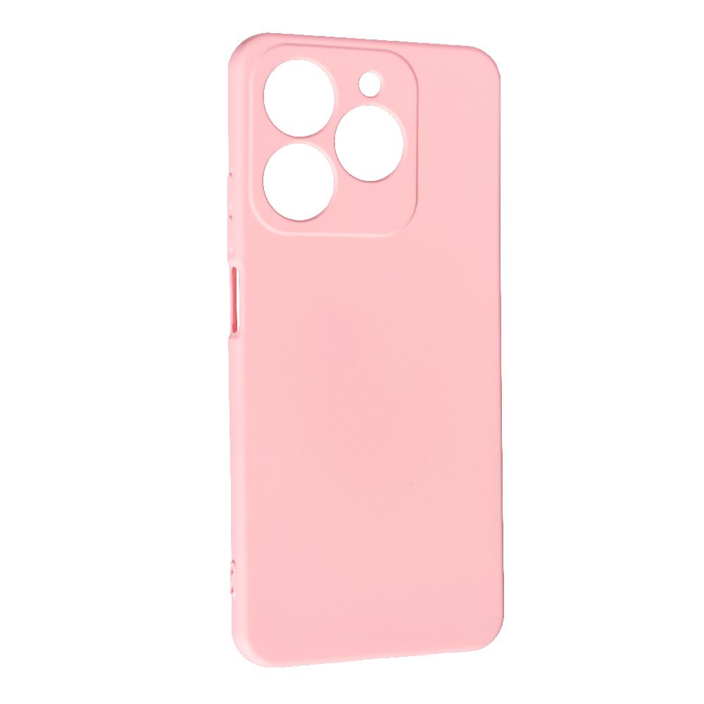 Накладка Silicone case SMTT для Realme C61/C63 (Light pink)