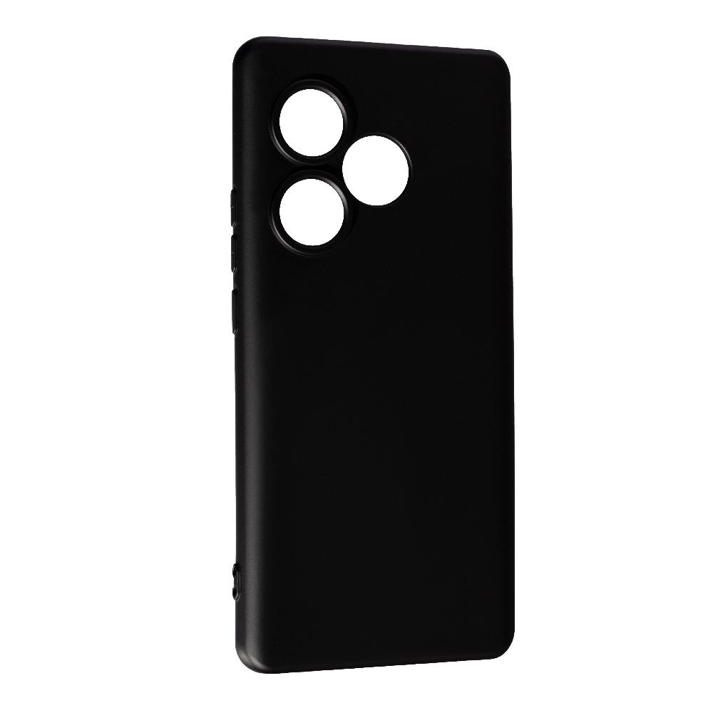 Чохол Silicone Smtt (AA) для Realme GT 6T/ GT 6 чорний