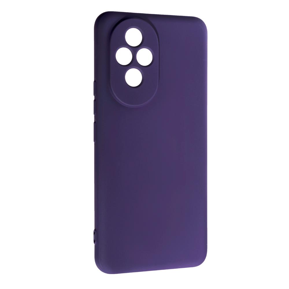 Накладка Silicone SMTT для Honor 200 Pro (Dark Violet)