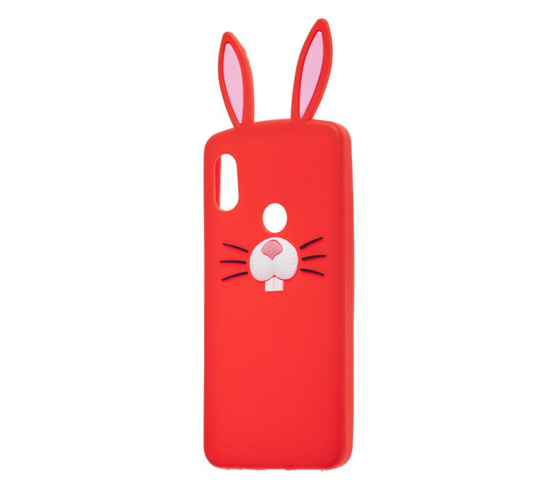 Накладка для  Xiaomi Mi A2 Lite / Redmi 6 Pro Axmart Пасхальний кролик червоний