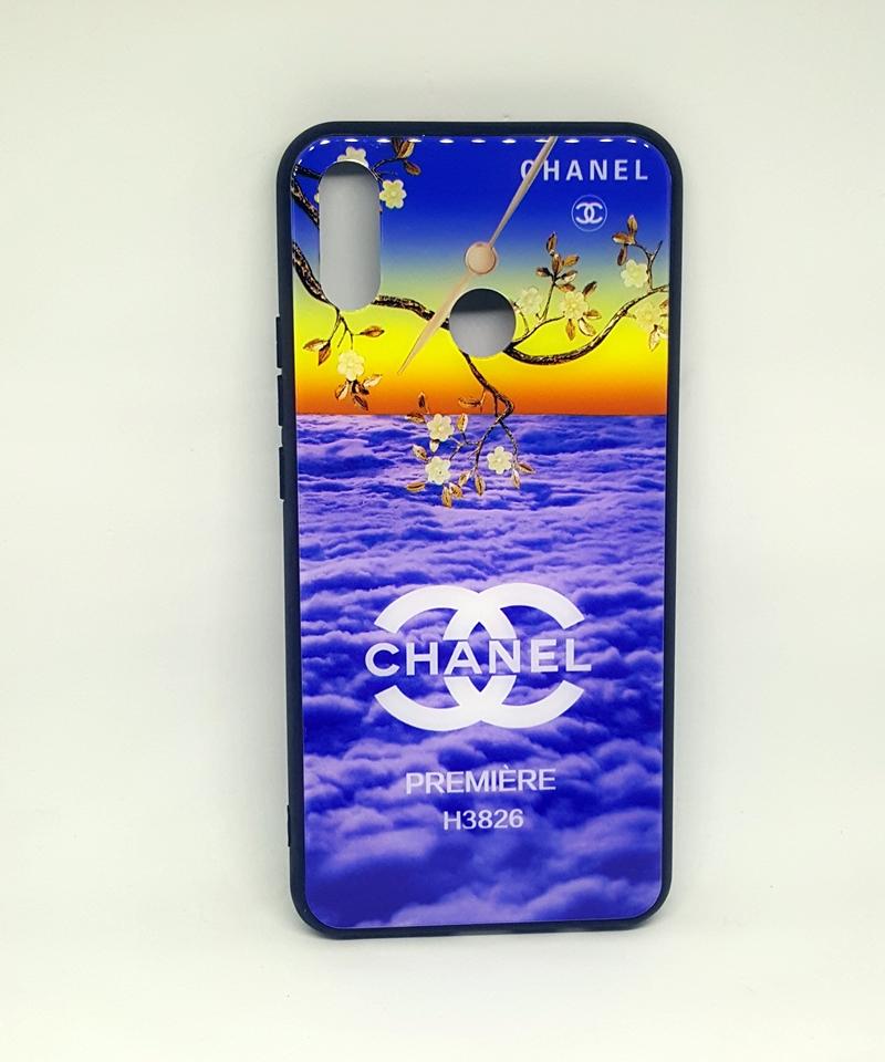 Накладка Glass Case для Huawei P Smart Plus небо і логотип