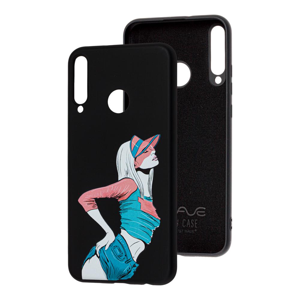 WAVE Fancy для Huawei P40 Lite E/Honor 9C/Y7p (temptation/black)