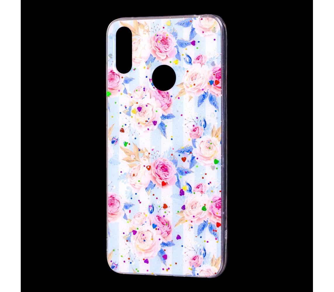 Накладка Flowers для Samsung M20 (Мод. 04)