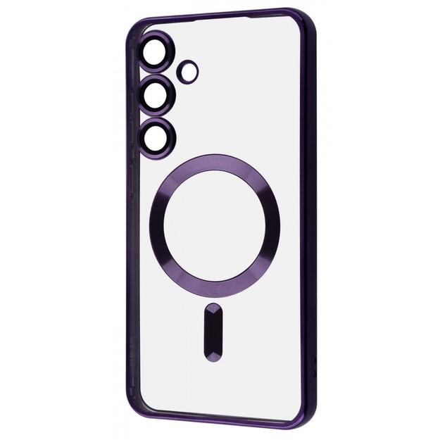 Накладка Metal Color with MagSafe для Samsung S26 Plus (Purple)
