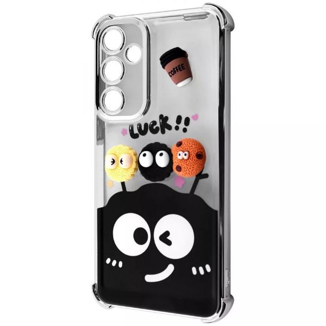 Чохол WAVE Winkie для Samsung S24FE silver/splash