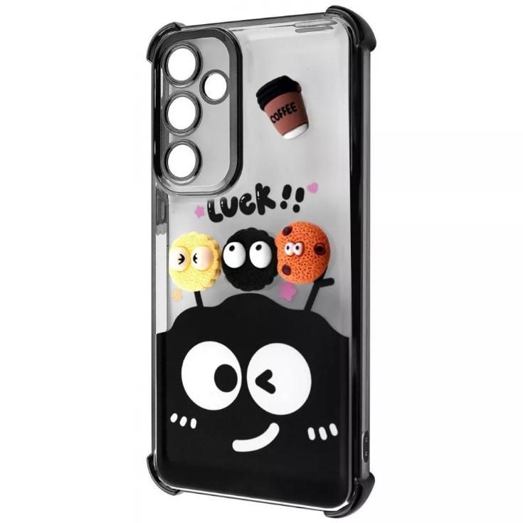 Чохол WAVE Winkie для Samsung S24 FE black/splash