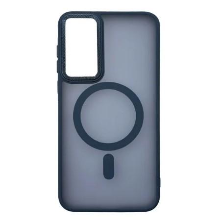 Чохол Matte Corrugated Camera Magnetic для Samsung A35 (Blue)