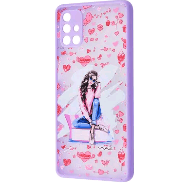 WAVE Cartoon Case Samsung M51 (heart overload)-0