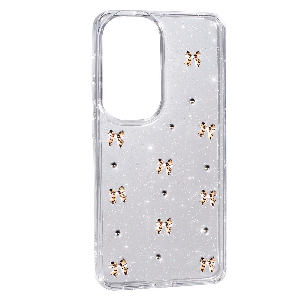 Чохол Shiny Crystal bow для Samsung S26 Plus Leopard Bows